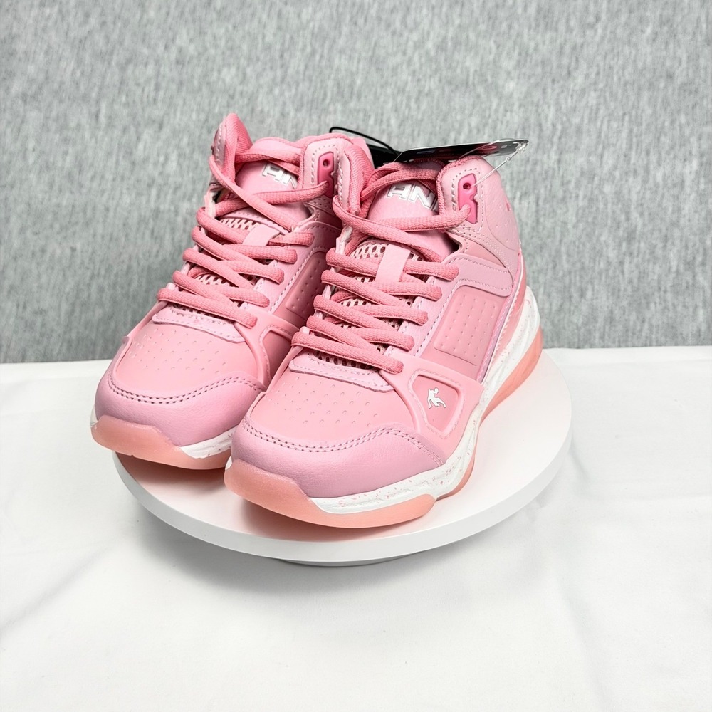 AND1 Pulse 2.0 Pink Basketball Shoes Kids Size 13 GMA143GX001 Mid Top Sneakers